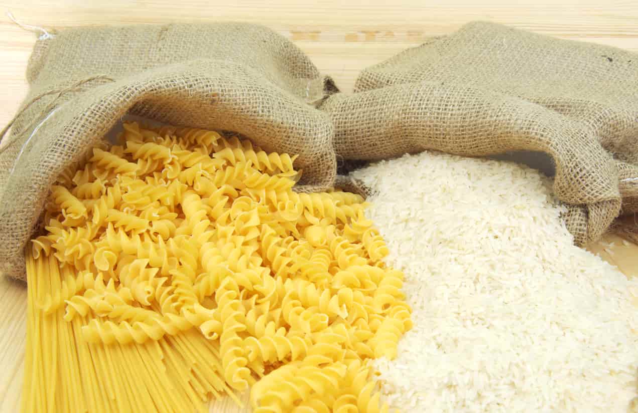riso o pasta proprietà scelta