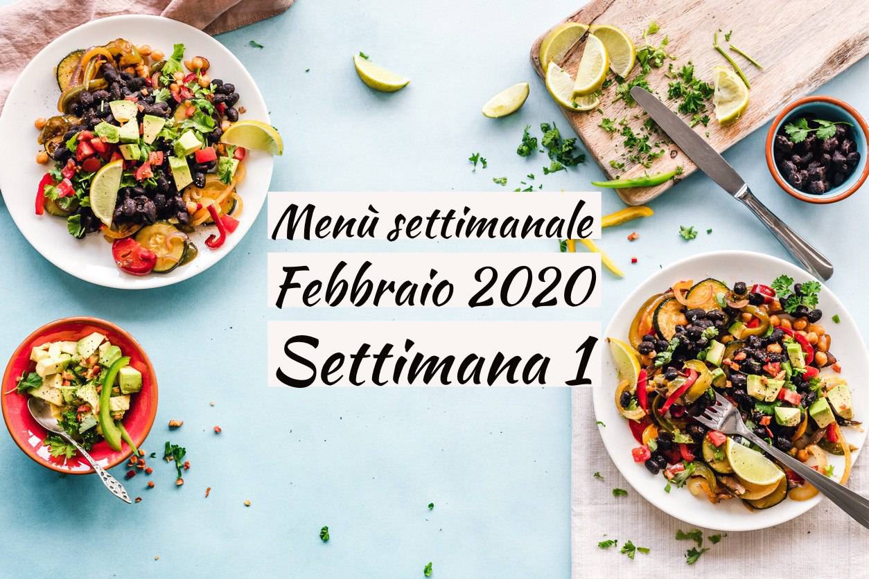 Menù settimanale del mese di Febbraio