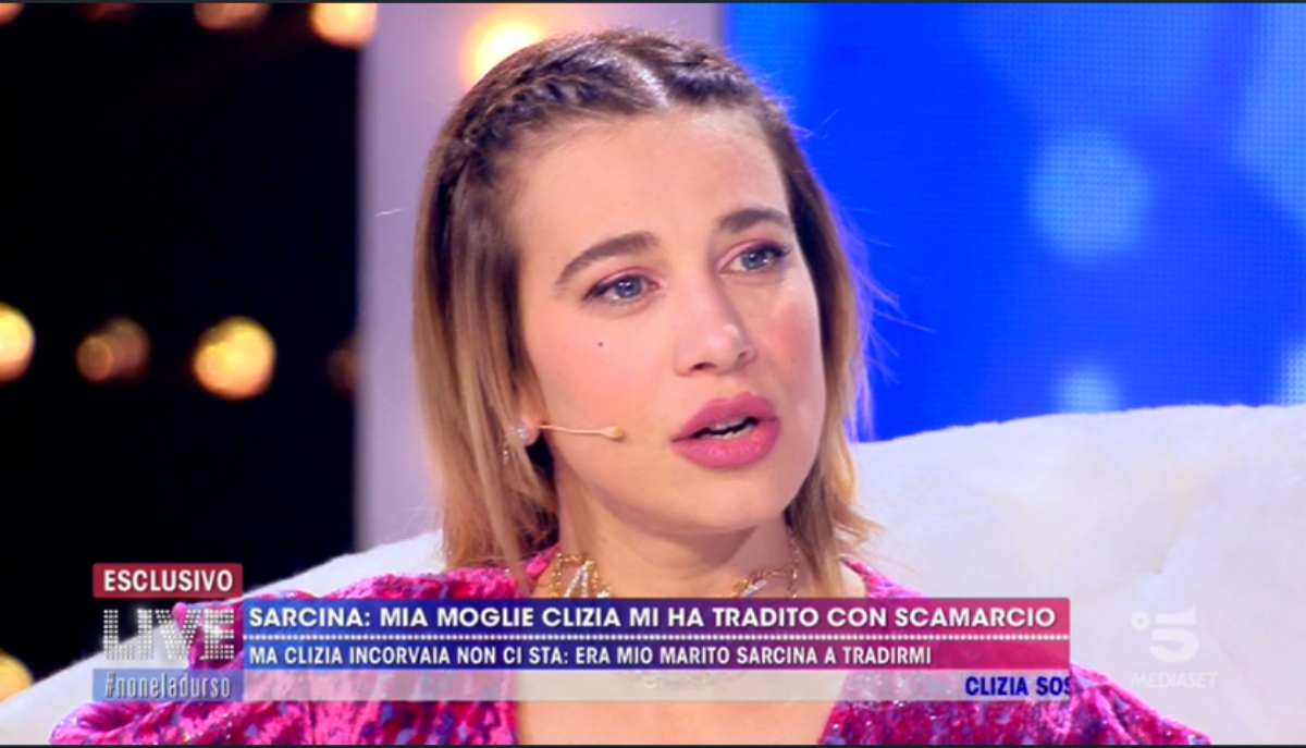 Clizia Incorvaia a Live Non è la d'Urso