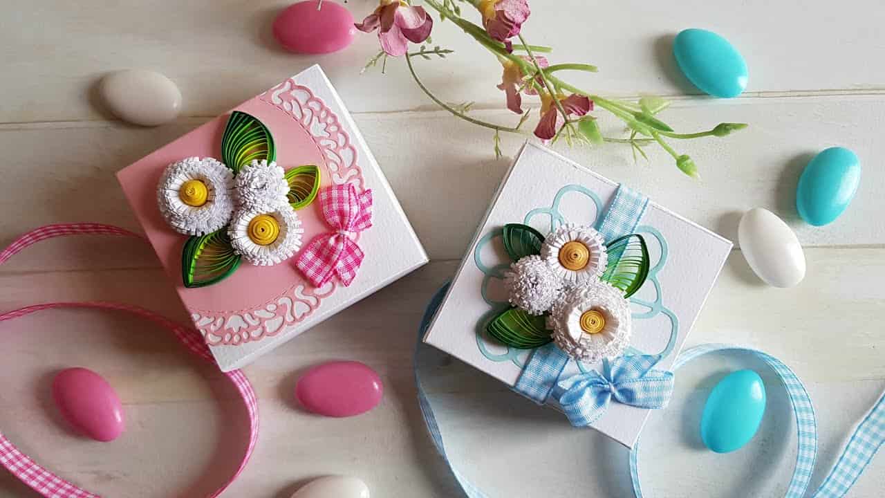 Bomboniere Fai Da Te Per Prima Comunione Con Il Quilling Video