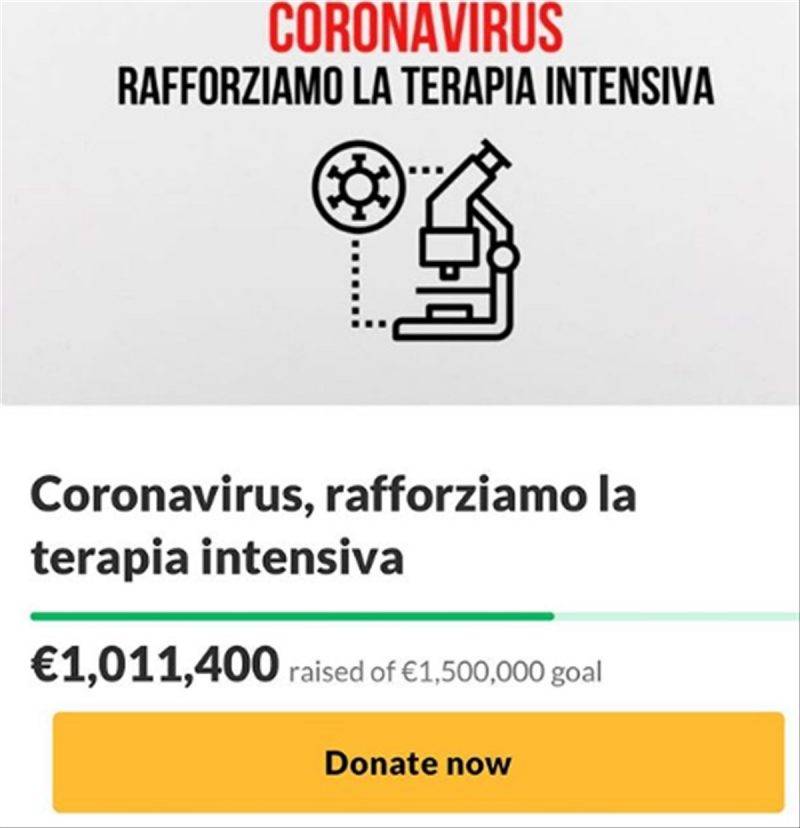 Raccolta fondi Chiara Ferragni (Foto: Instagram)