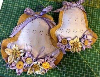 Pasqua cucito creativo campana in tessuto