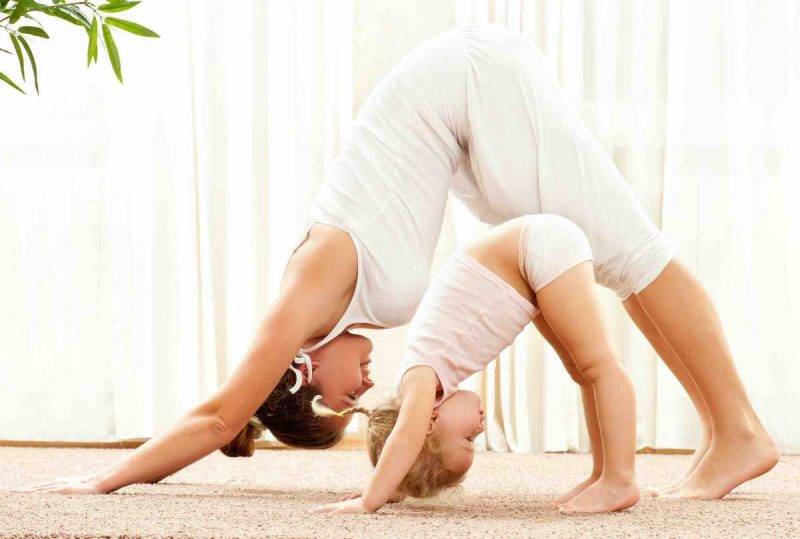 yoga madre figlia