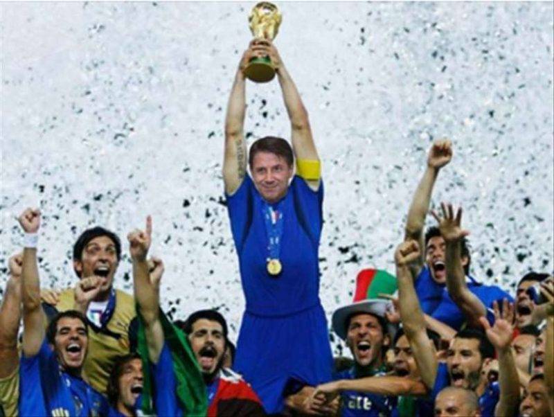 Meme Conte campioni del mondo