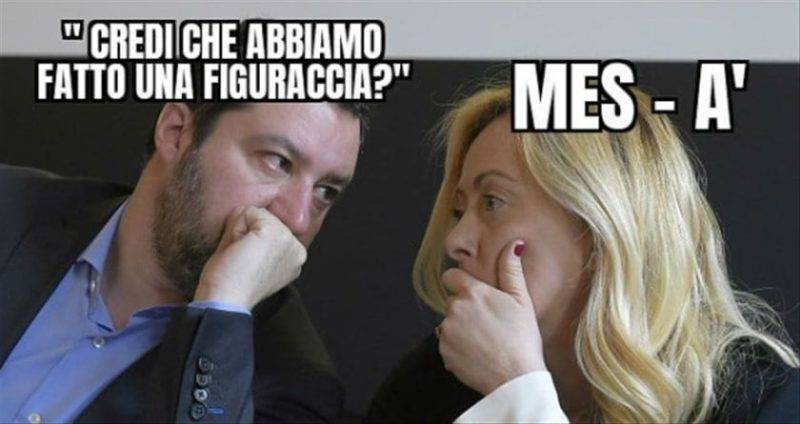 MEME salvini e meloni