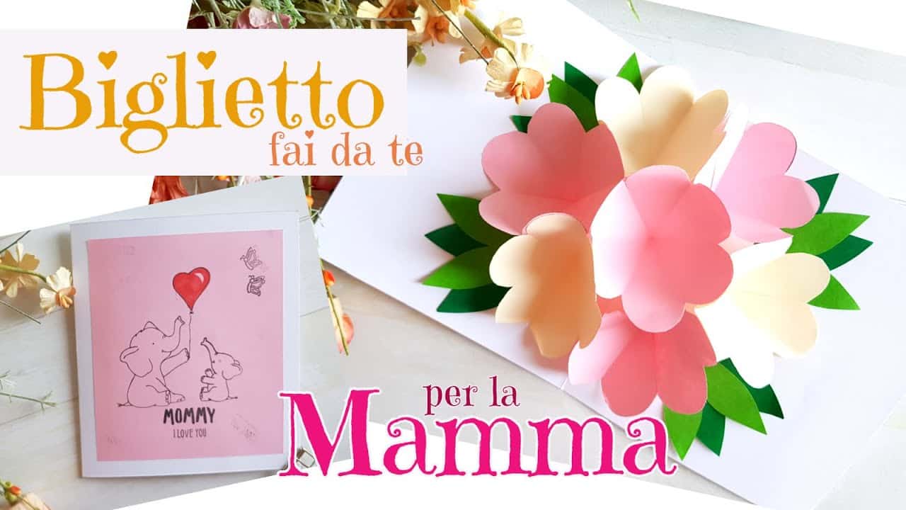 festa della mamma biglietto pop up 