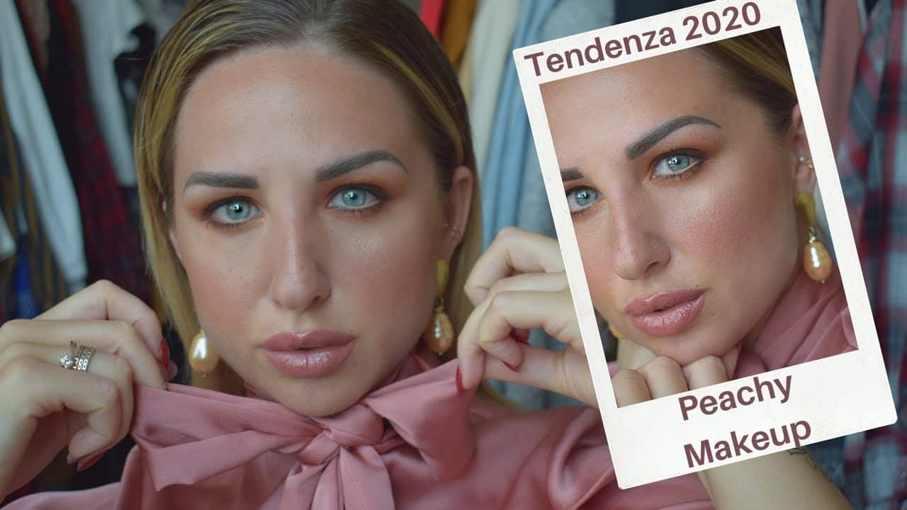 Peachy makeup tendenza 2020