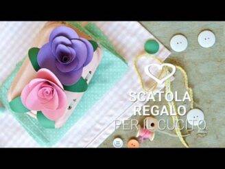 Riciclo creativo scatola per cucito fai da te