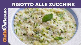 Primo piatto risotto alle zucchine