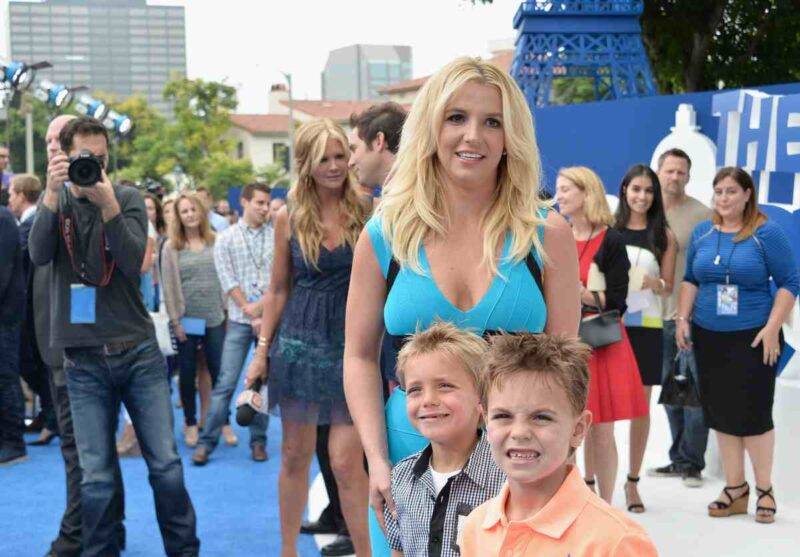 Britney e i figli alla premiere dei Puffi