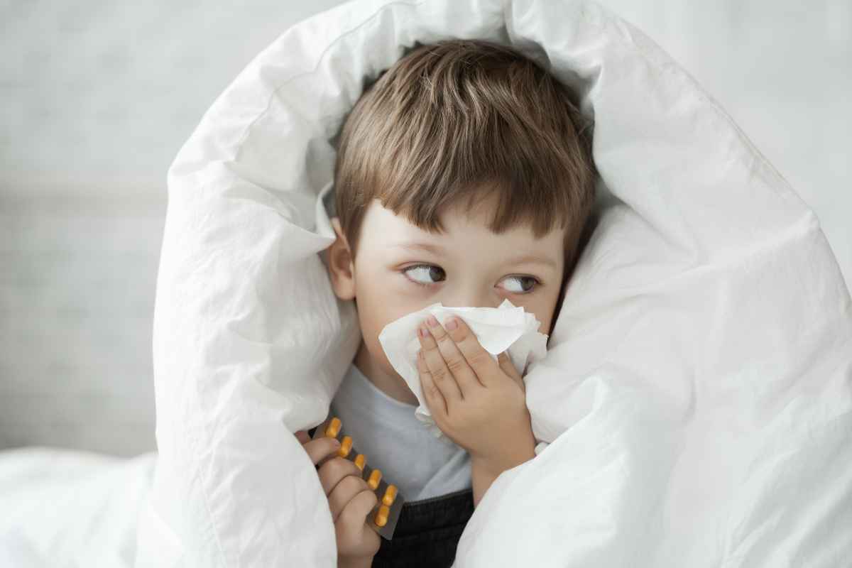 Bambini malanni di stagione raffreddore