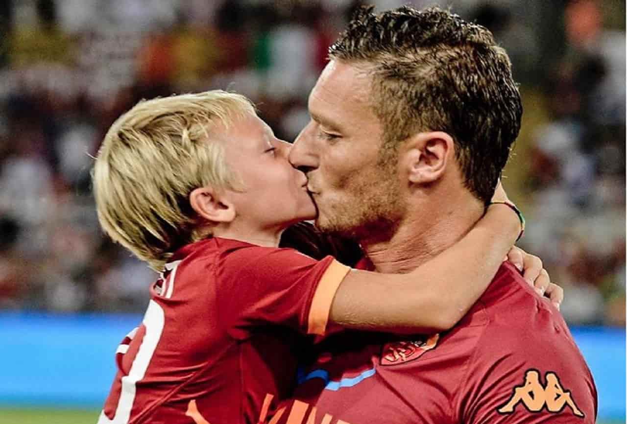 cristian totti e papà francesco