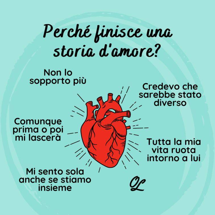 perché finisce una storia d'amore