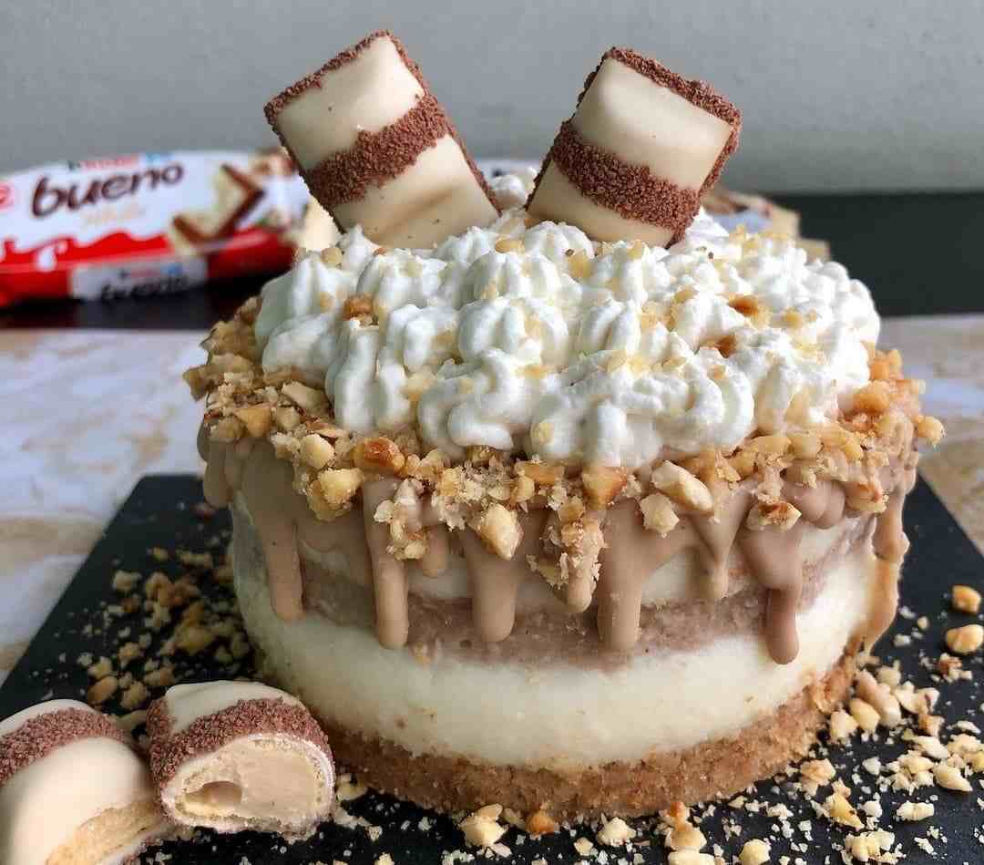 White Kinder Cheesecake 