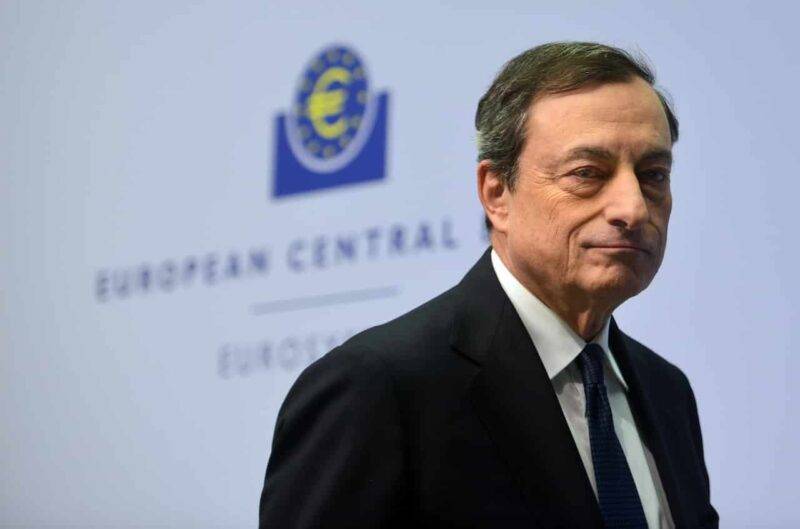 Mario Draghi a colloquio con le parti sociali (Getty Images)