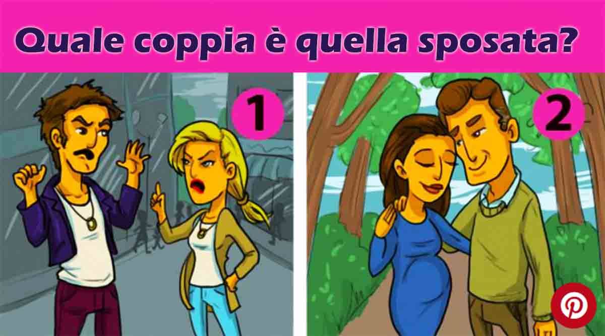 Test Affinità Di Coppia Nomi Test: qual é la coppia sposata tra le due?