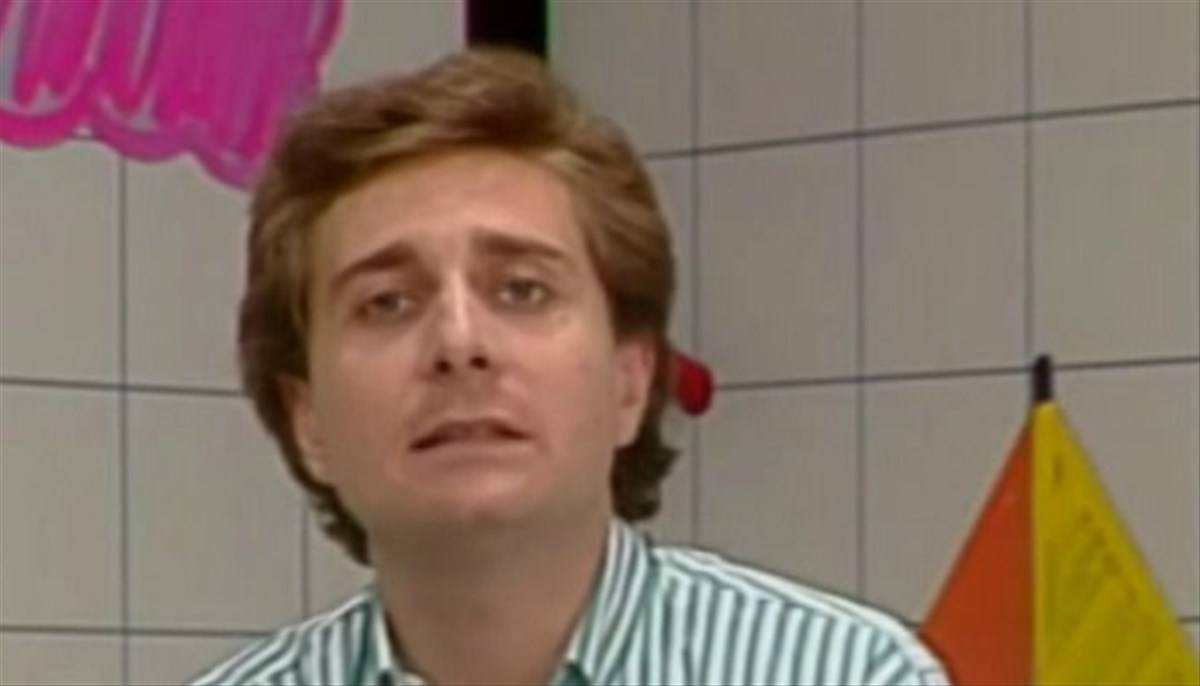 Paolo Bonolis giovane vip da piccoli