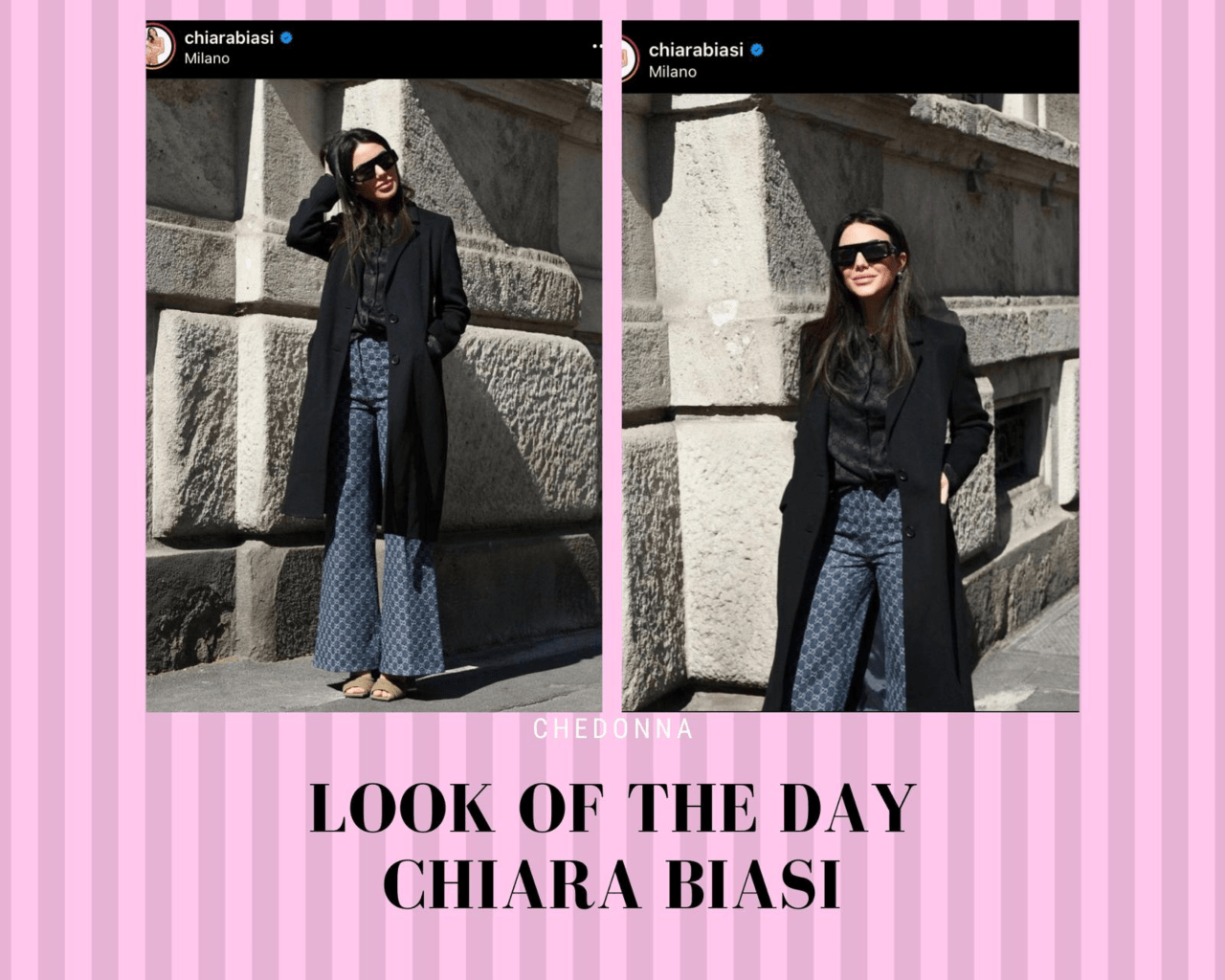 Sabato Look of the Day: casual chic con Chiara Biasi! Chiara Biasi Look