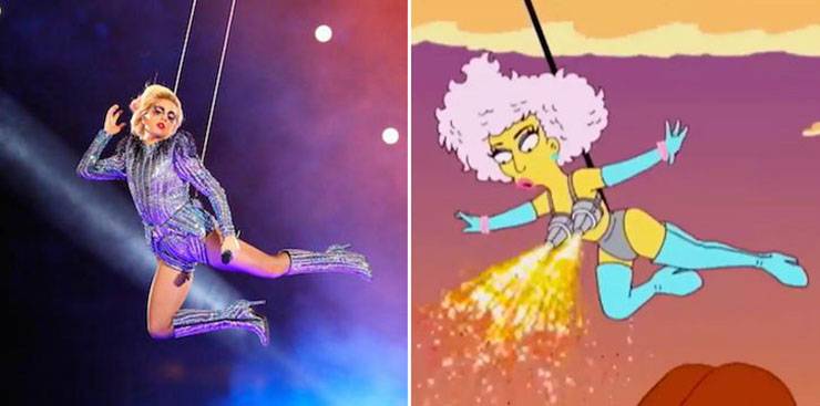 Simpson lady gaga