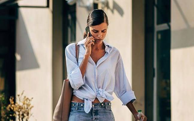 camicia oversize jeans