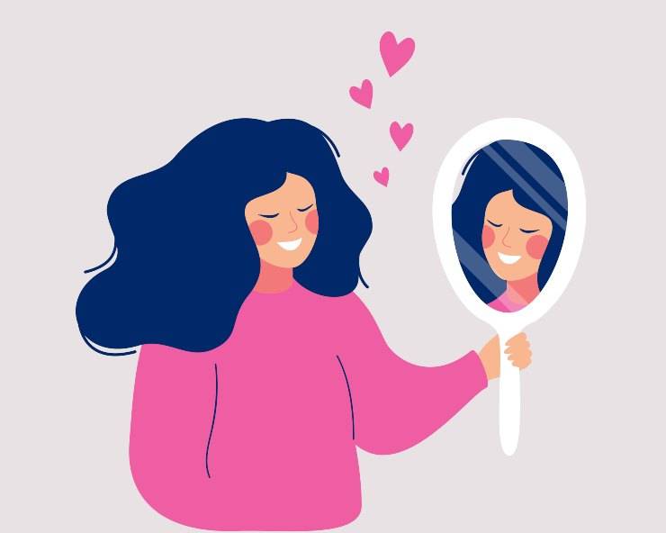 donna felice specchio