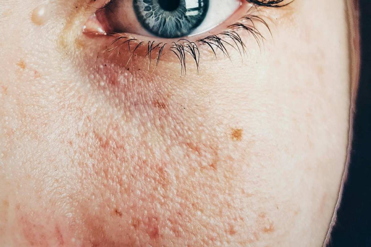 Primo piano viso ragazza