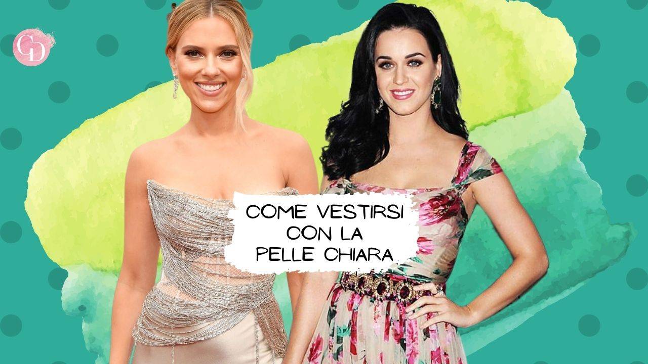 come vestirsi pelle chiara