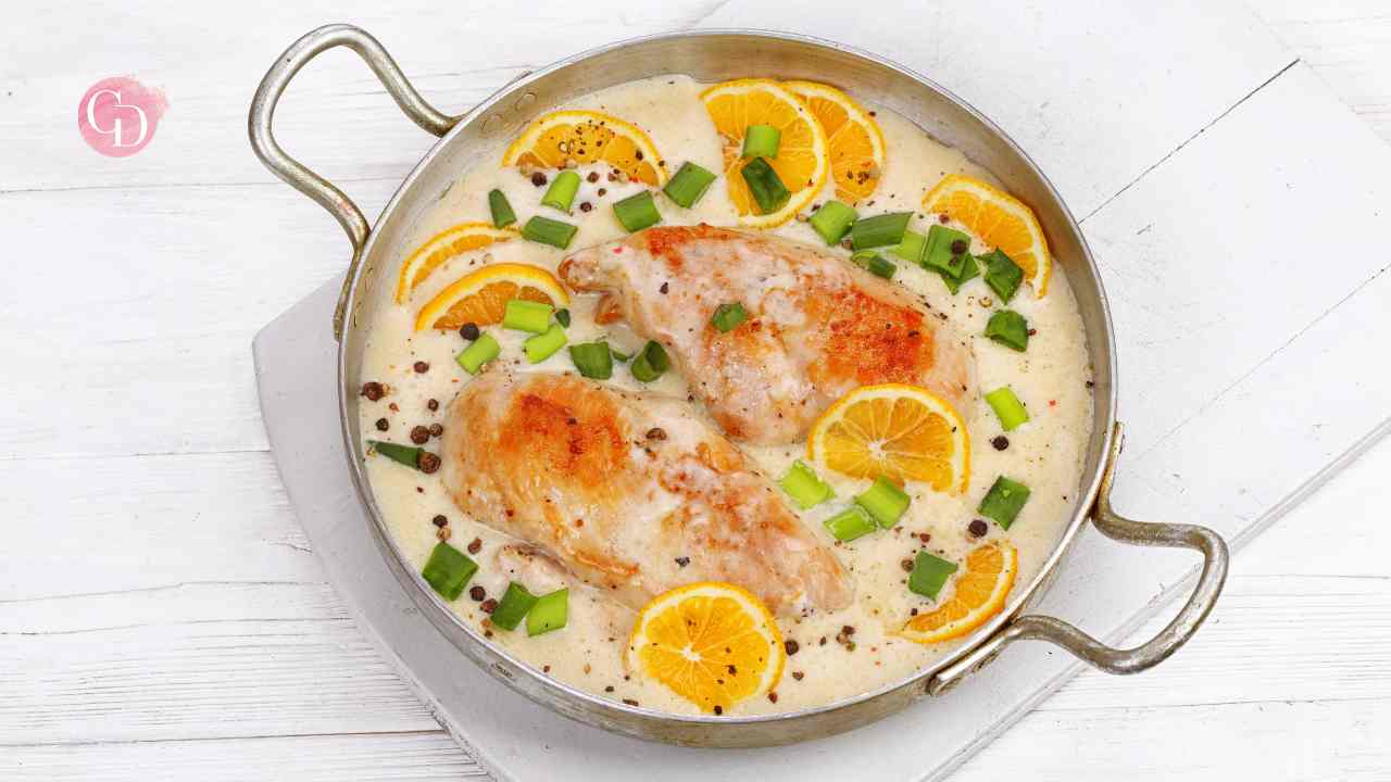 Pollo al limone senza vino