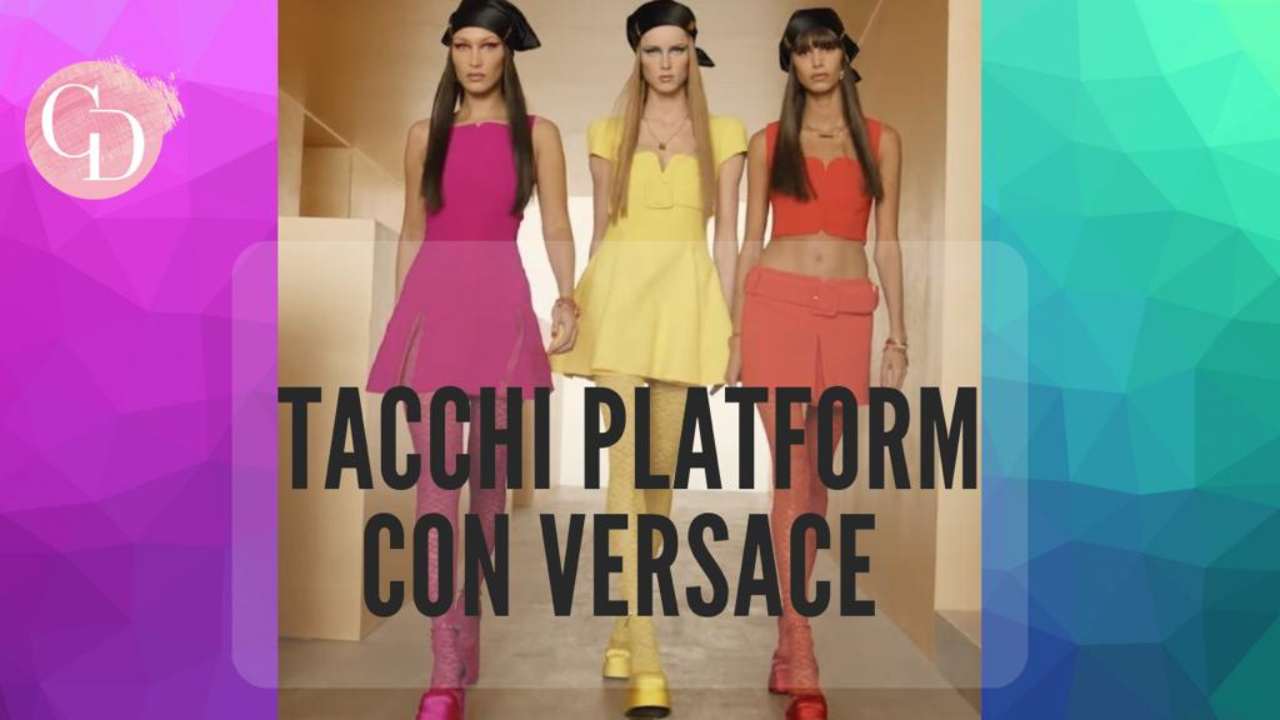 Scarpe con Plateau Eleganti Donna | VERSACE