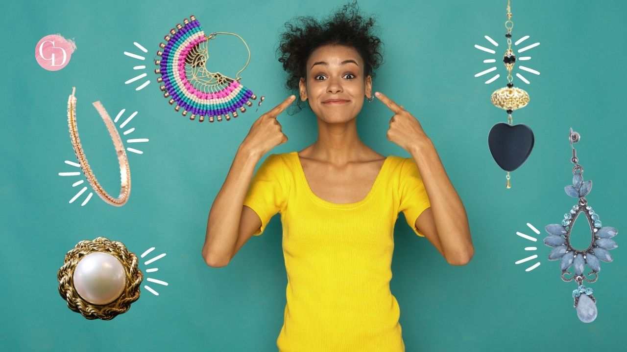 orecchini taglio di capelli