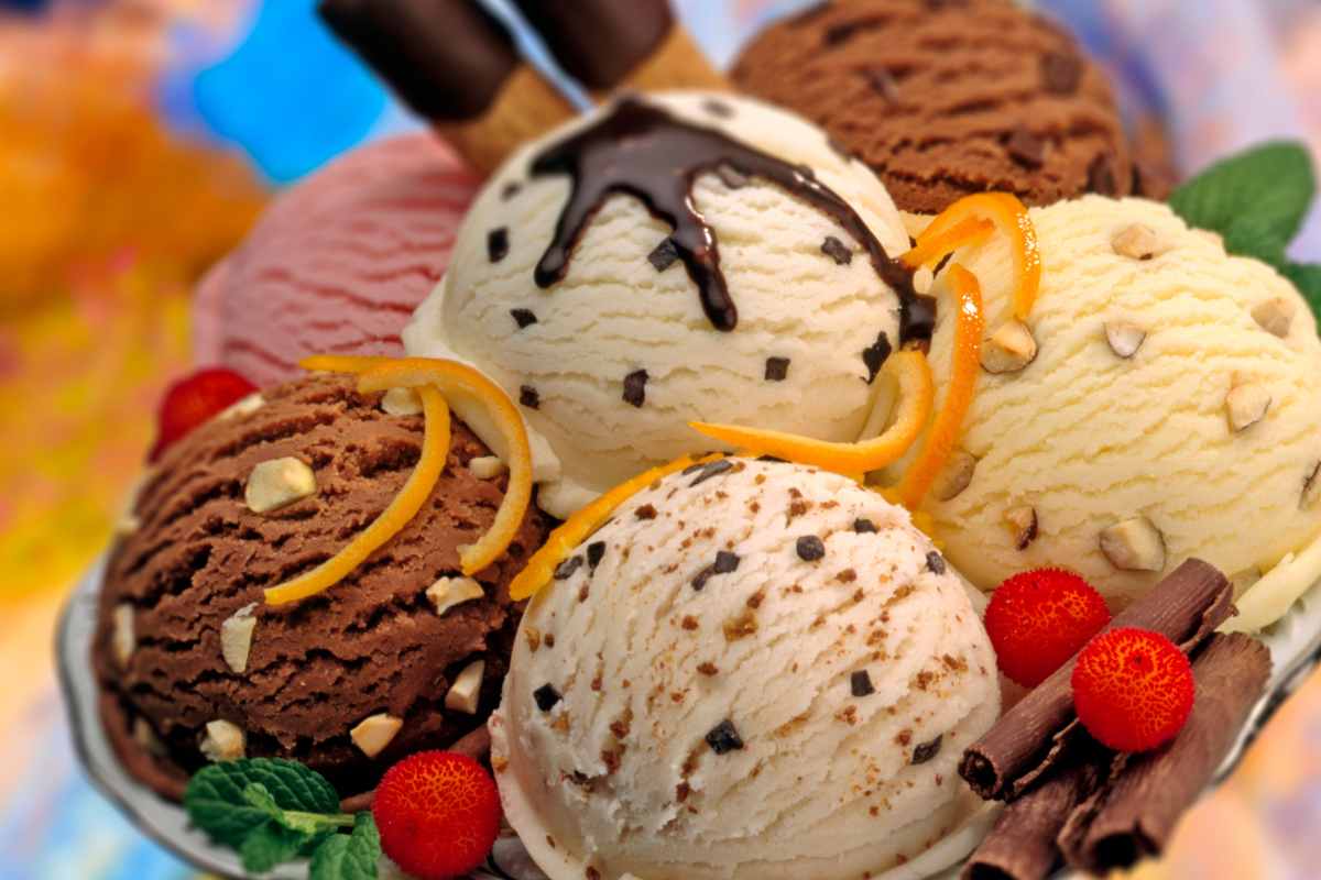 Gelato troppo duro tolto dal freezer e messo in coppetta