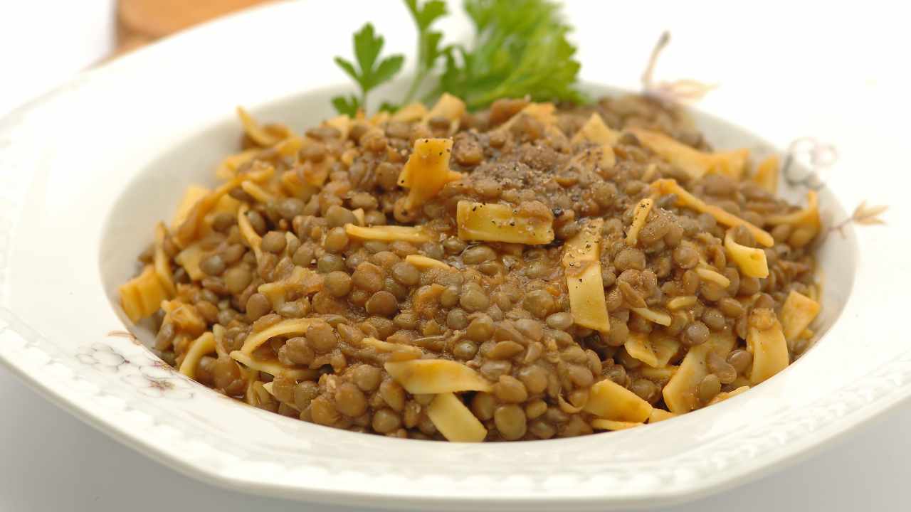 pasta e lenticchie