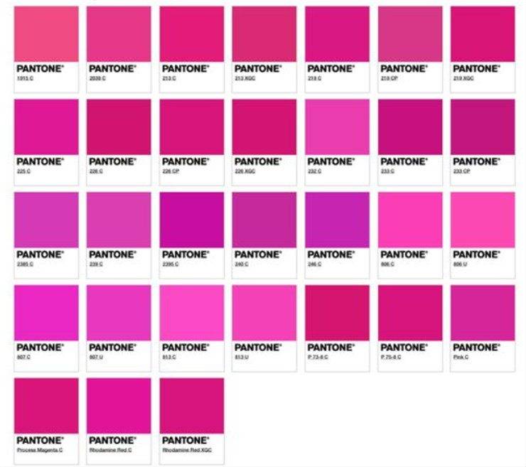 pantone fucsia