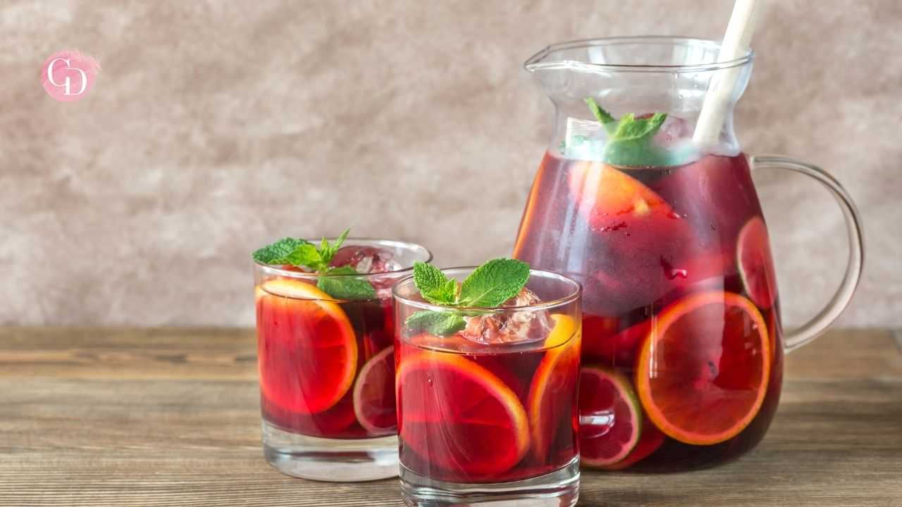 Sangria analcolica succo d'uva