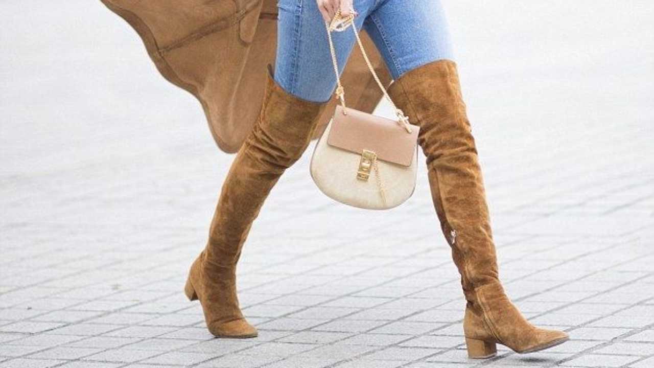 stivali marroni abbinamenti