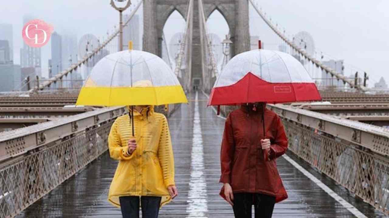 outfit da pioggia