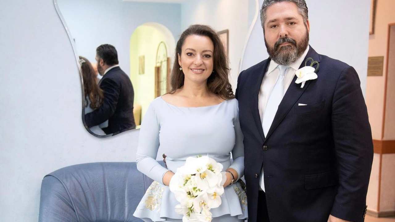 Rebecca Bettarini e il marito zar George