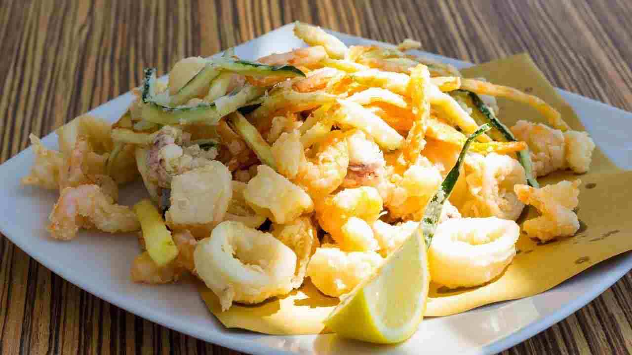 frittura di pesce errori