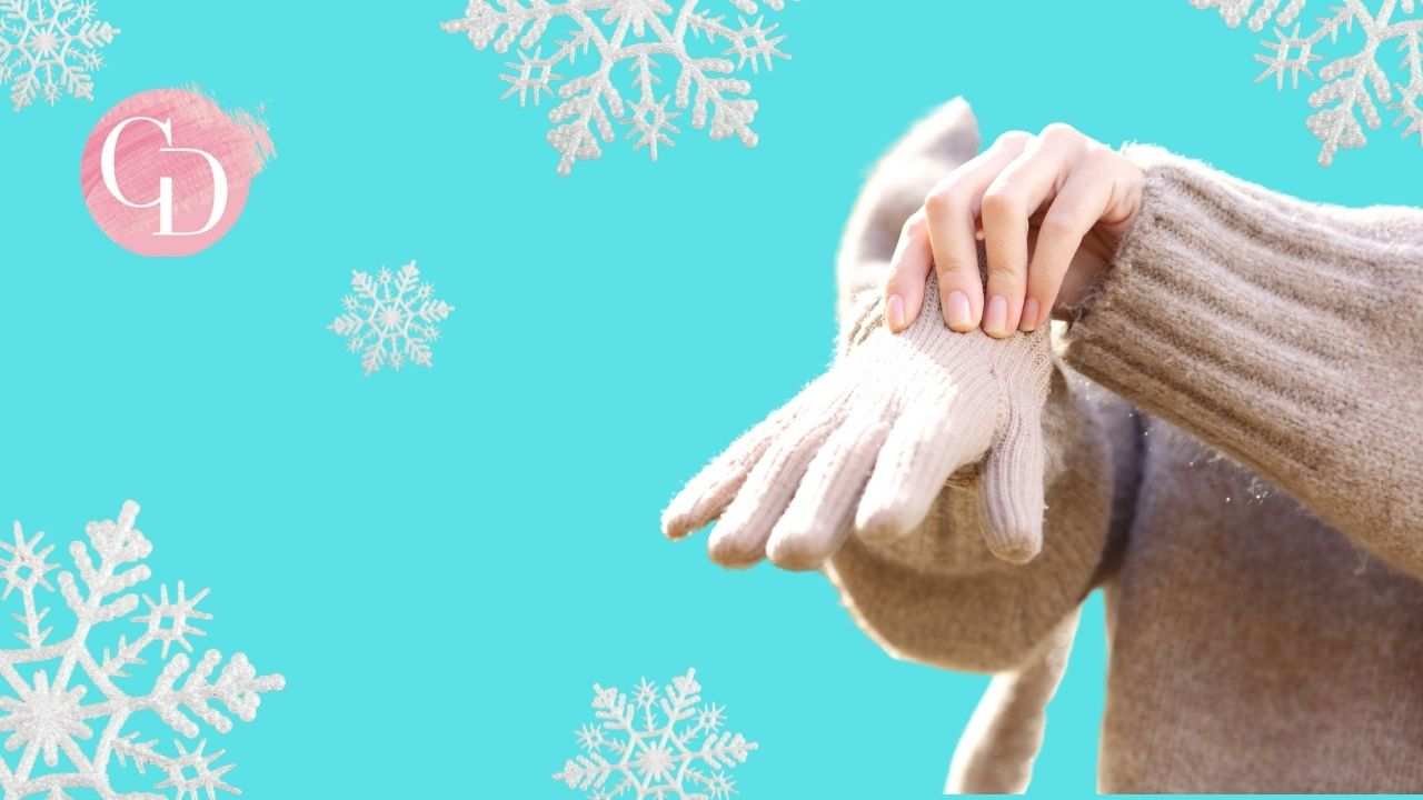 mani inverno con guanti 
