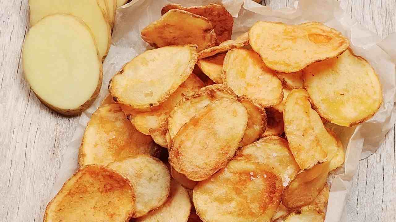 chips patate senza olio