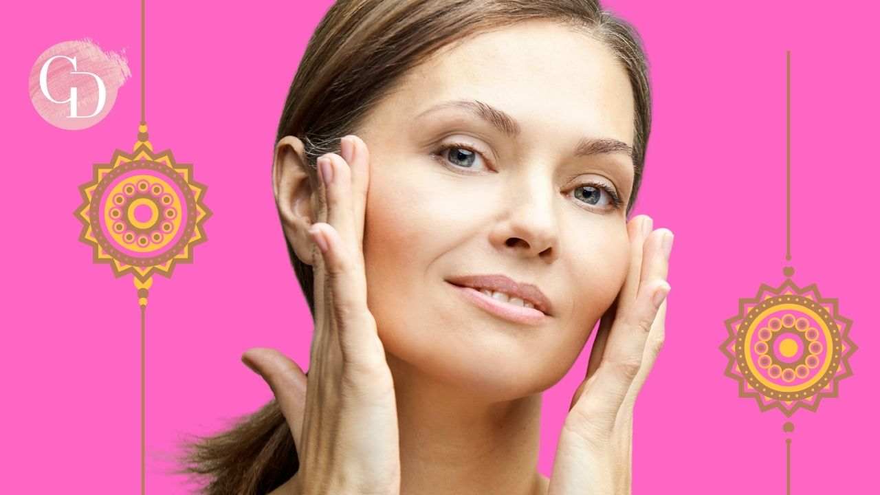 maschera viso e massaggio anti age donna matura 