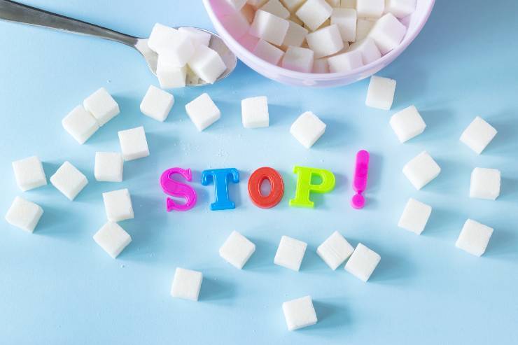 stop agli zuccheri step