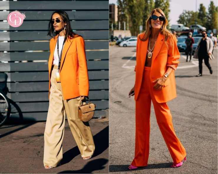 Arancione colore trendy
