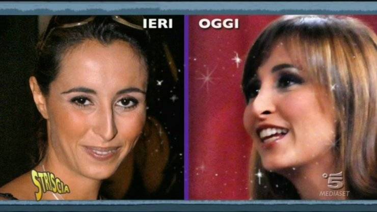 Benedetta Parodi Prima e Dopo 