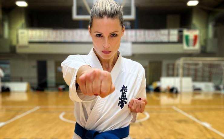 Michelle Hunziker Karate 