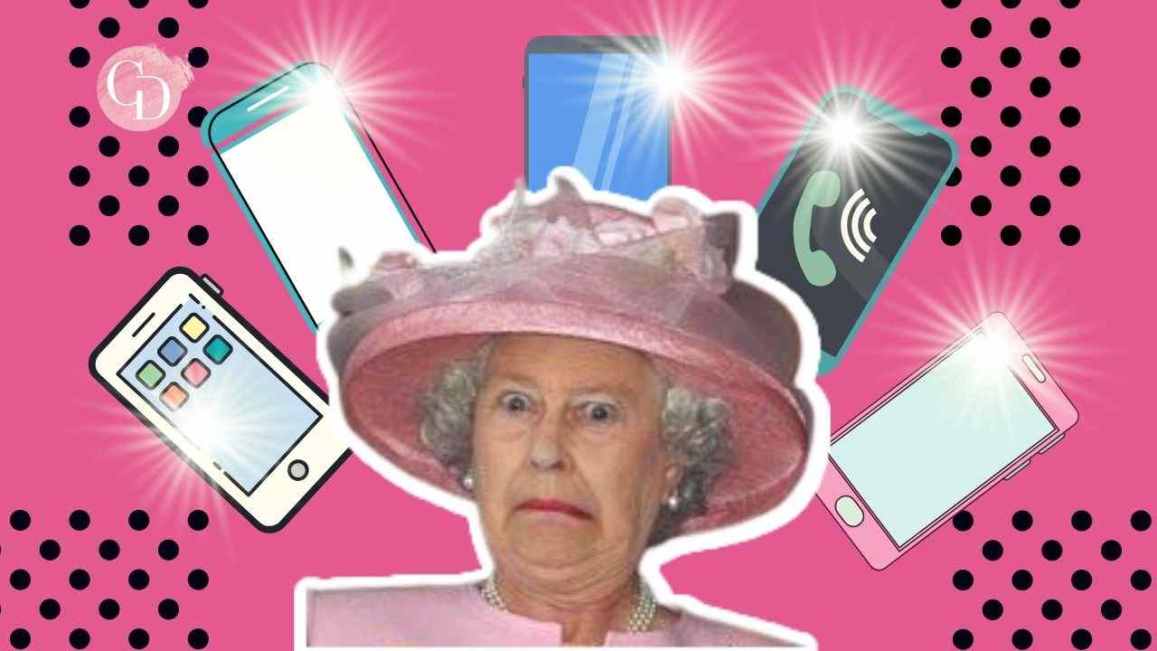Regina Elisabetta II cellulari