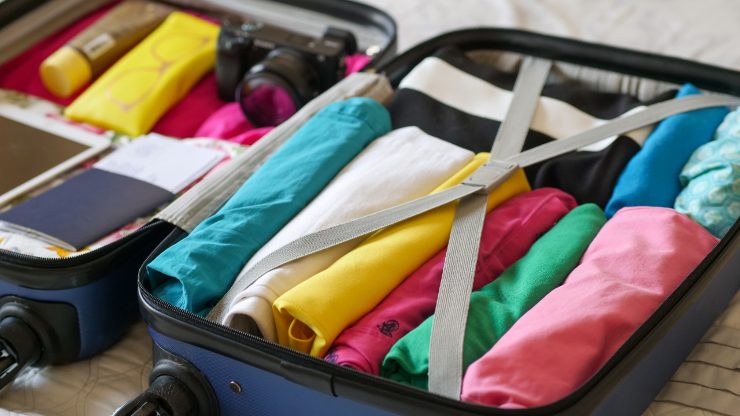 valigia come evitare vestiti stropicciati