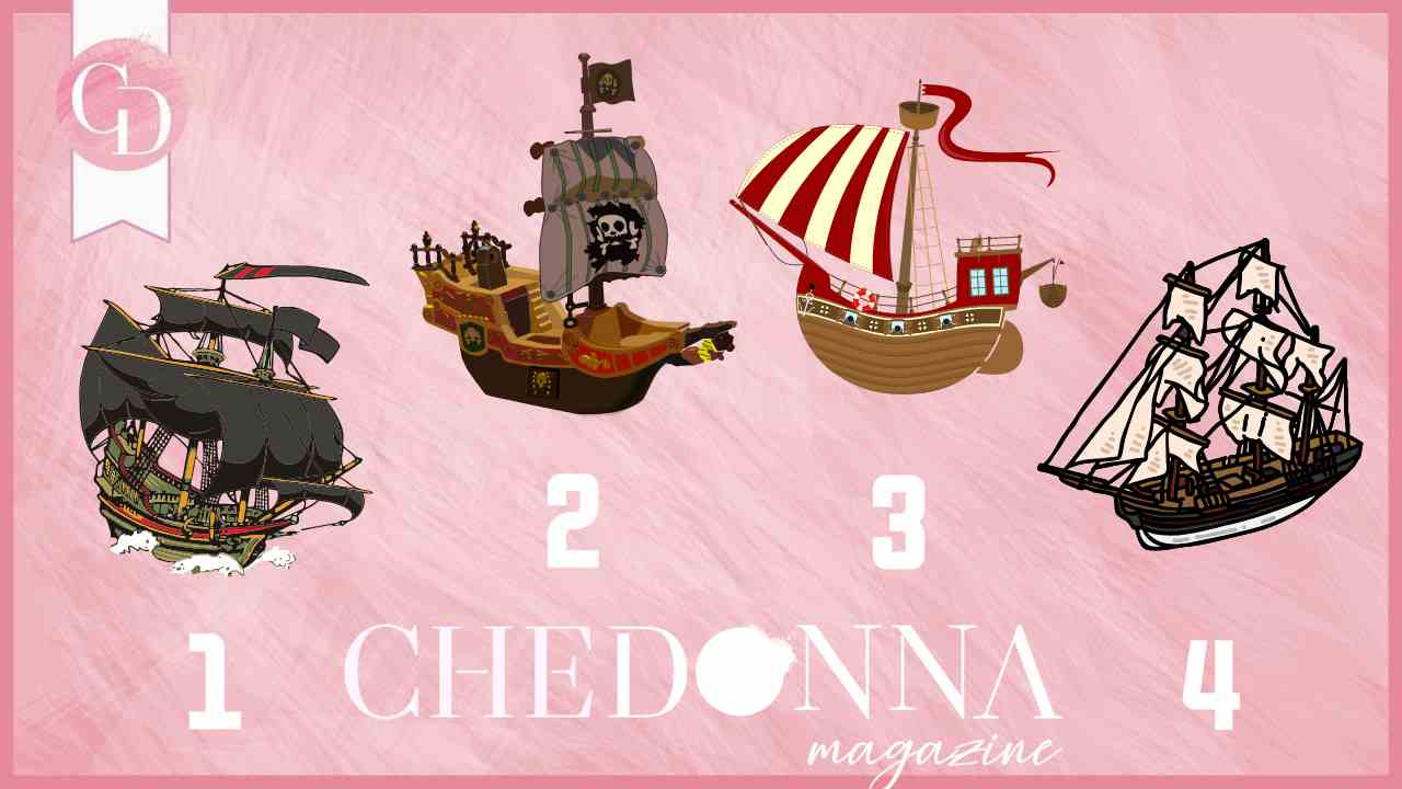 Sei un pirata: su quale di queste quattro navi decidi di imbarcarti?