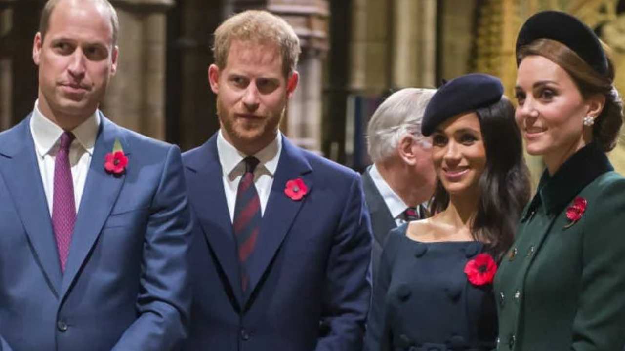 Harry William Meghan Kate 26-11-2022 chedonna