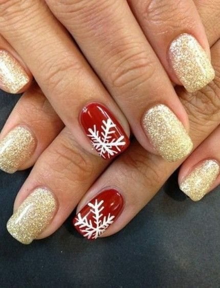 Manicure natalizia over 40 - Pinterest